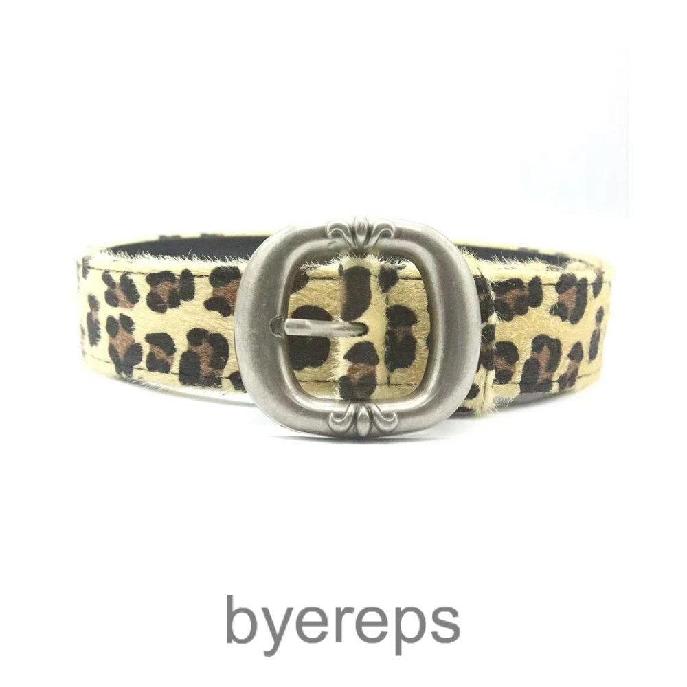 chrome hearts cheetah belt