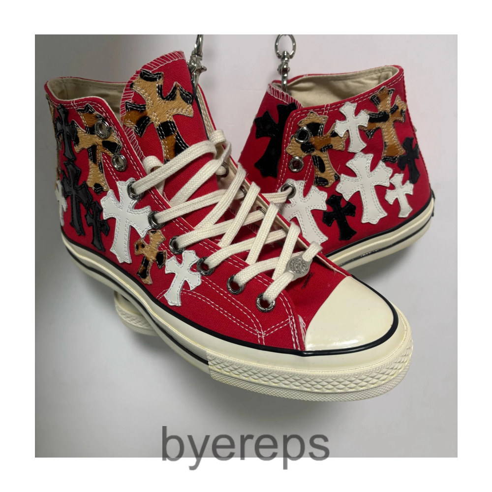 Chrome Hearts Converse Highs