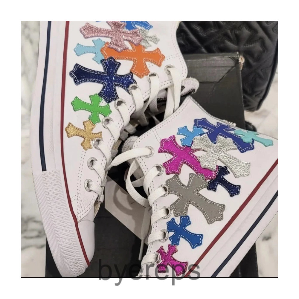 Chrome Hearts Converse Highs