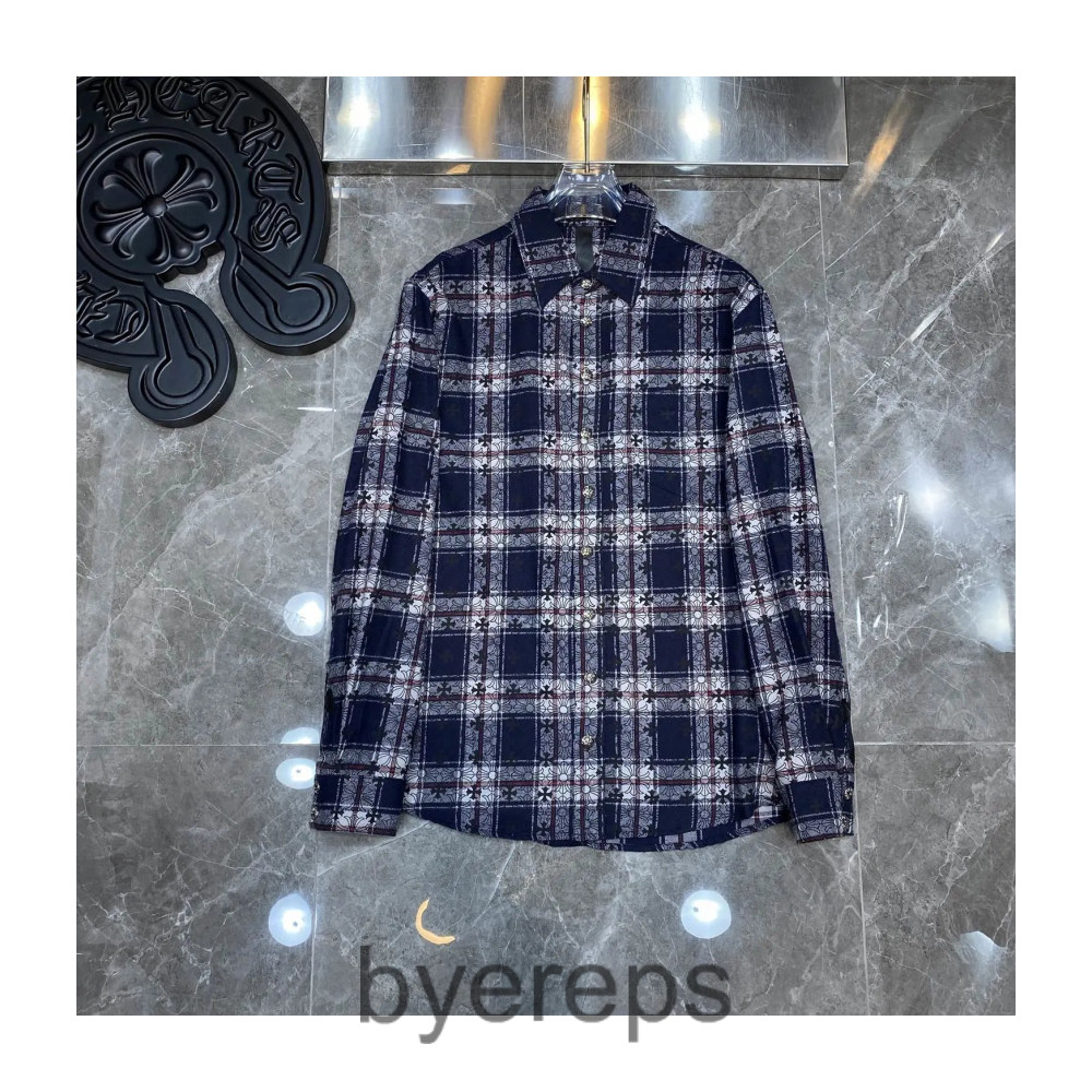 Chrome Hearts Cross Flannels (blue, red, grey)