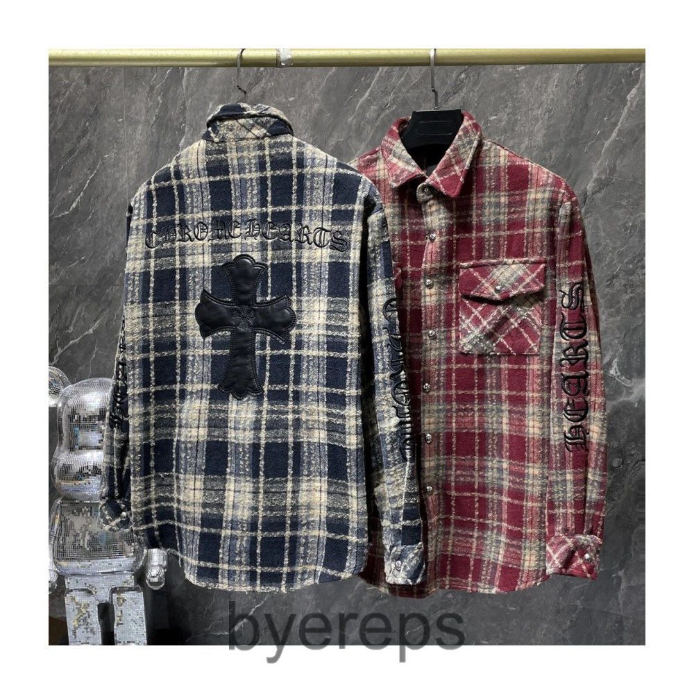 Chrome Hearts Cross Patch Flannel