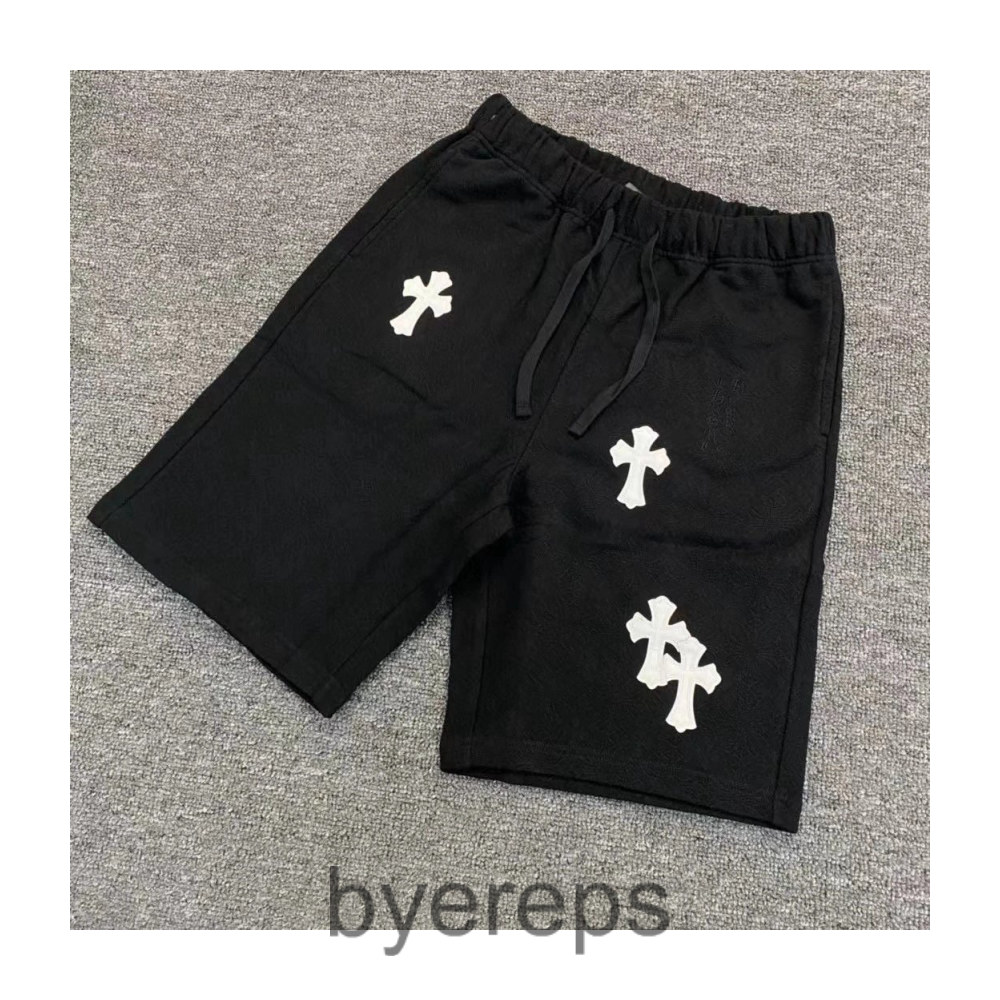 Chrome Hearts Leather Cross Shorts