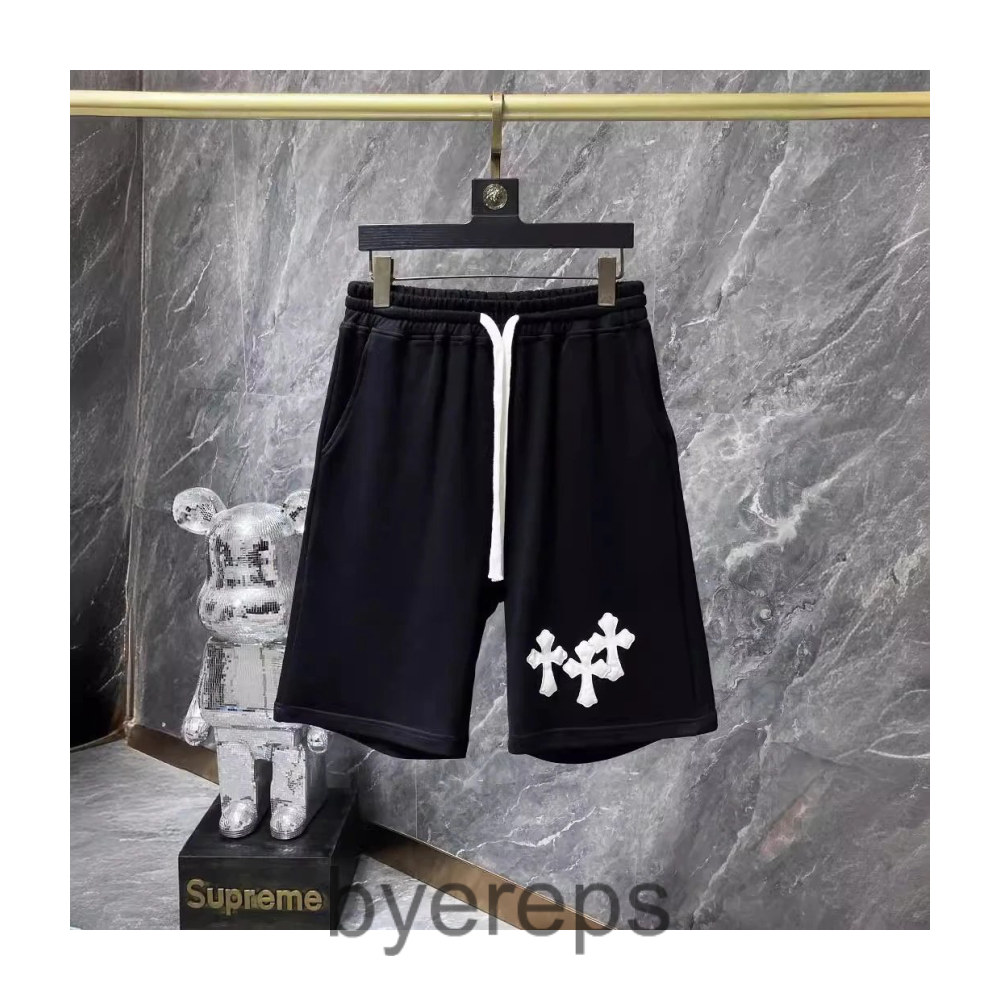 Chrome Hearts Leather Cross Shorts