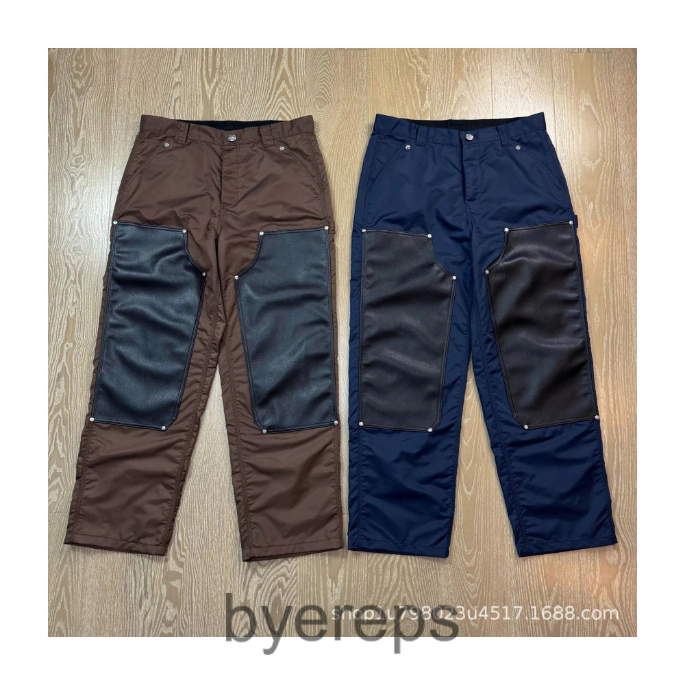 Chrome Hearts Leather Patch Cargo Pants