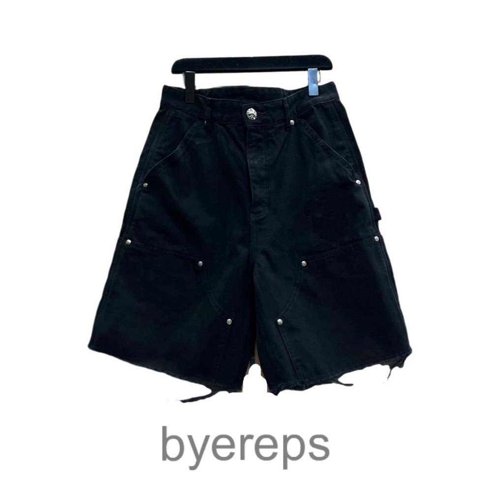 Chrome Hearts Ripped Denim Shorts — photo 4 of 4