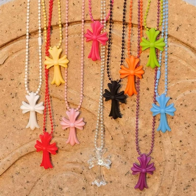Chrome Hearts Silicone Necklace (Cross and Dagger)