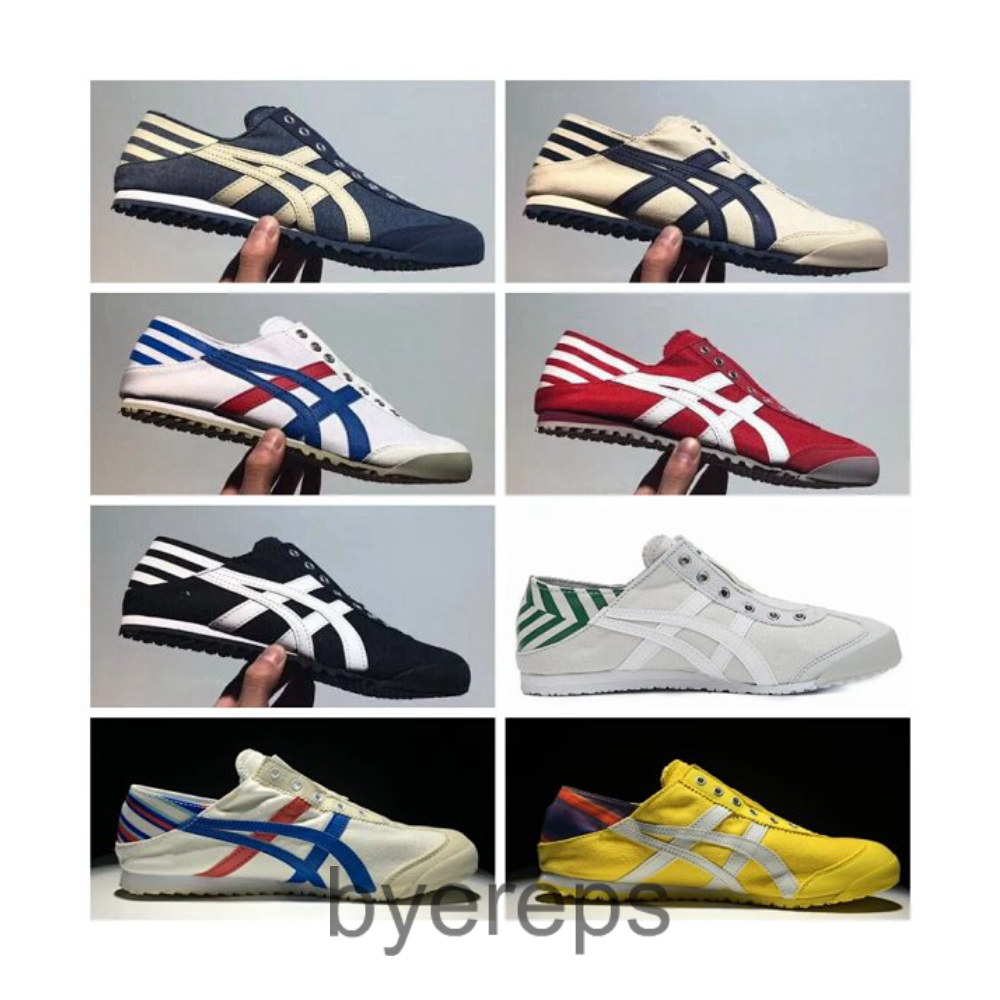 Classic retro canvas shoes Mexico 66 pedal small white shoes needle box
