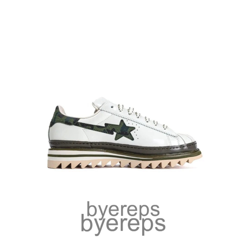 Clot X Bape X Adidas Superstar By E Shark Tooth