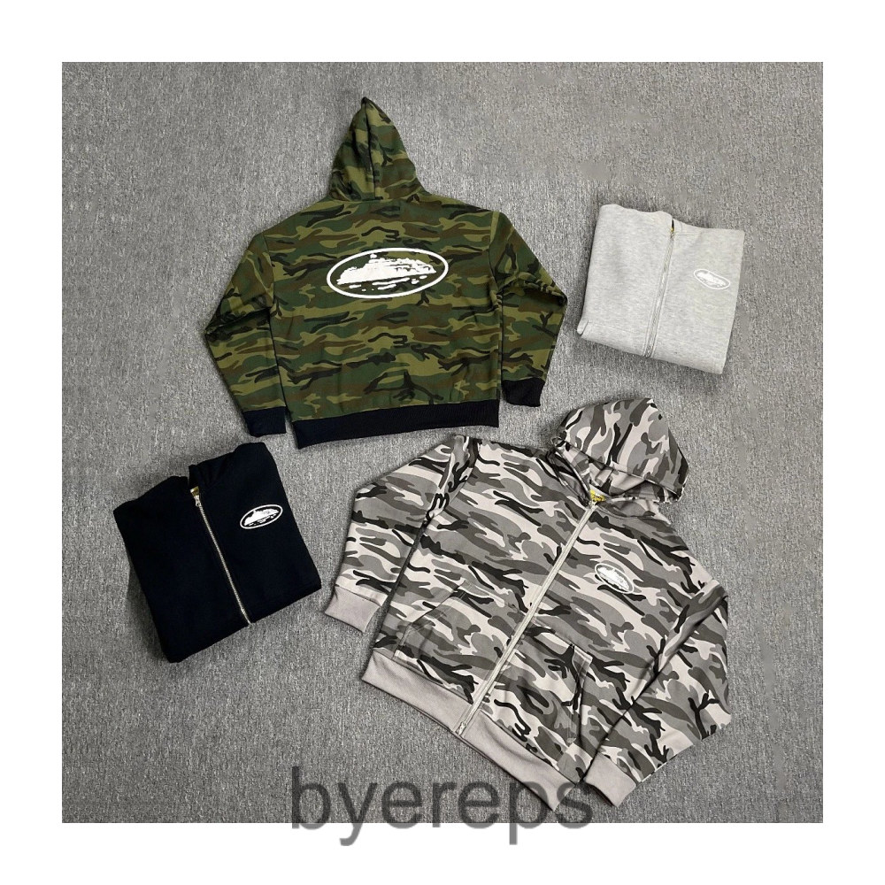 Corteiz camo zip-up