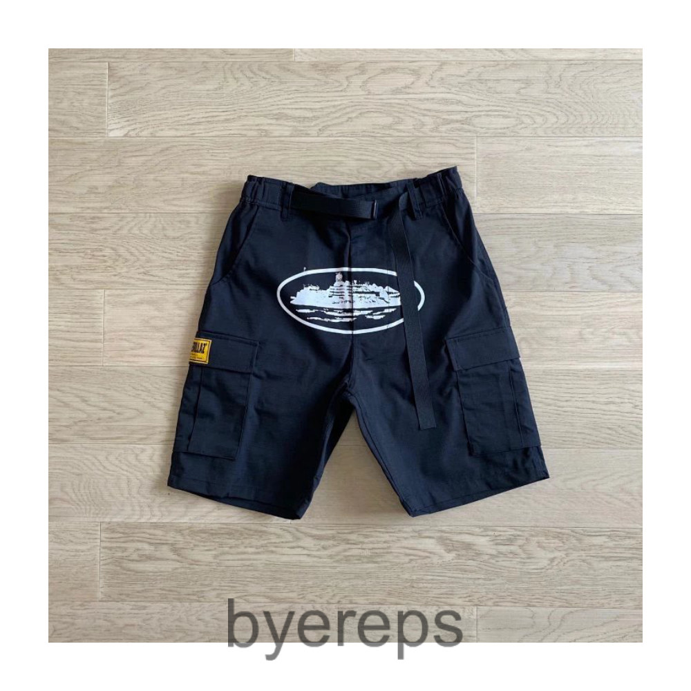 Corteiz Cargo shorts Black