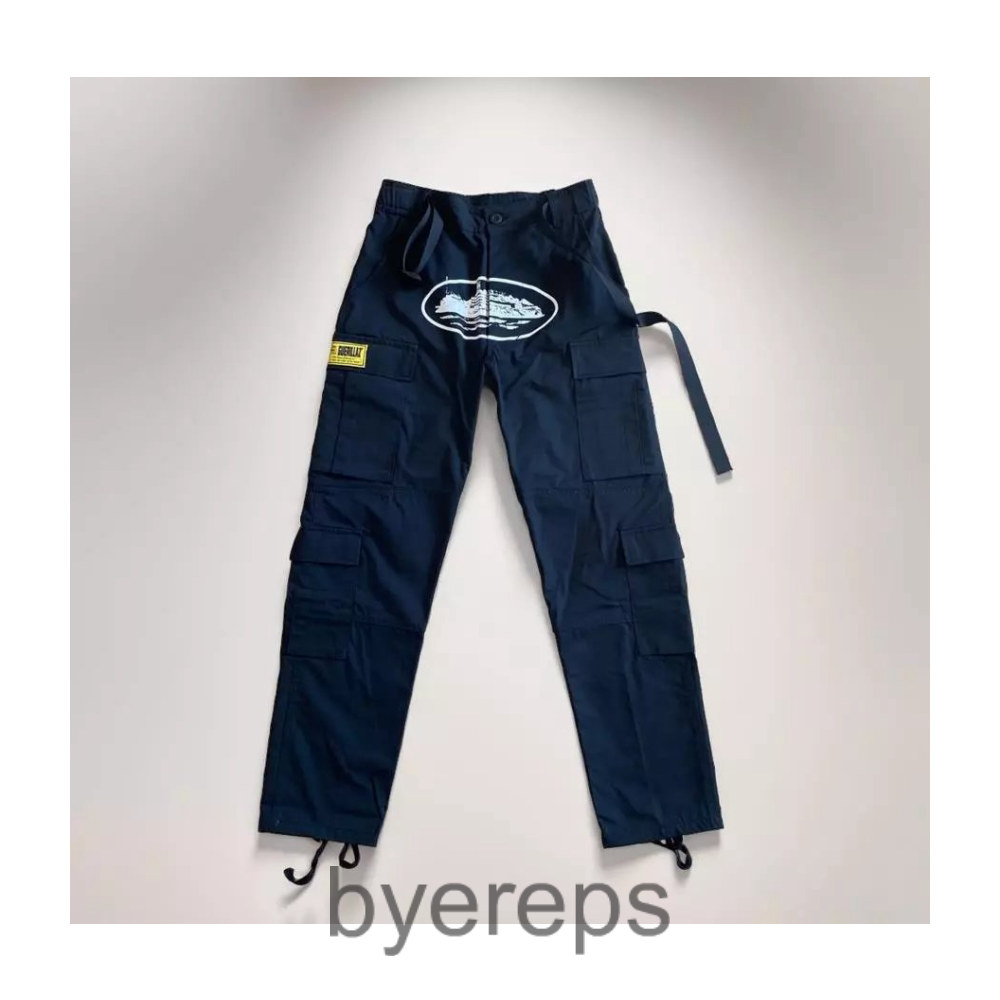 Unbranded Corteiz classic cargo 5 stars black white logo pant — photo 3 of 4