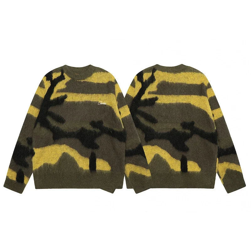Corteiz Mohair Camo Jumper