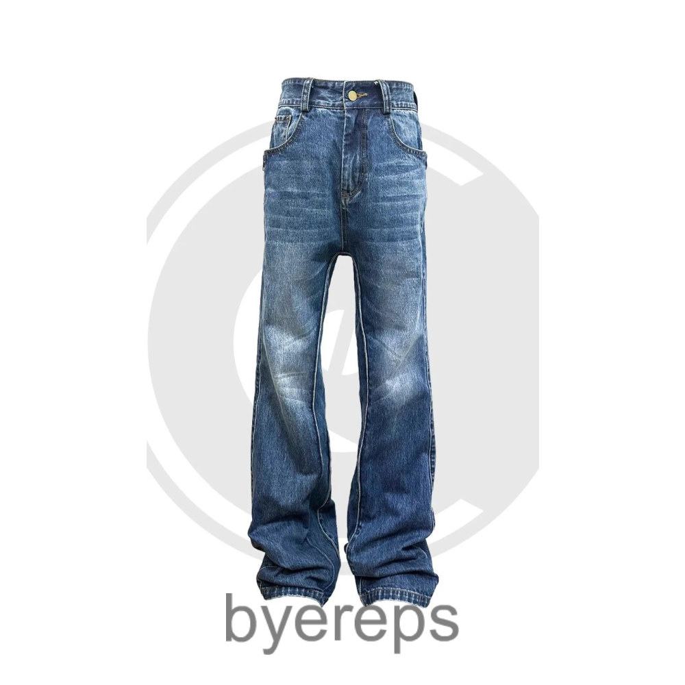 CPE flared loose cargo denim (2 colorways)