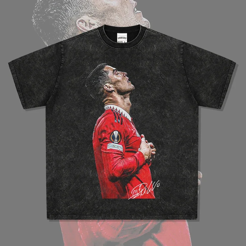 CR7 Portrait Cotton Shirt