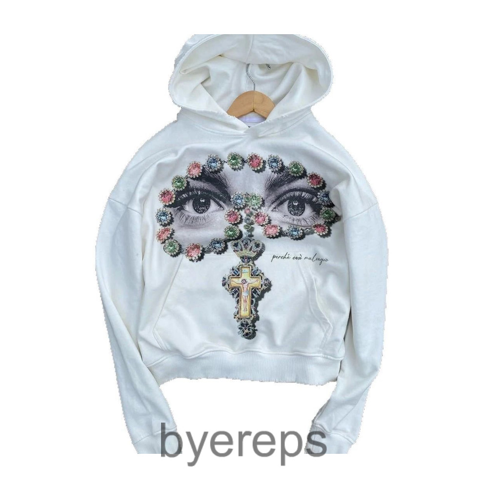 Crystal Cross Hoodie