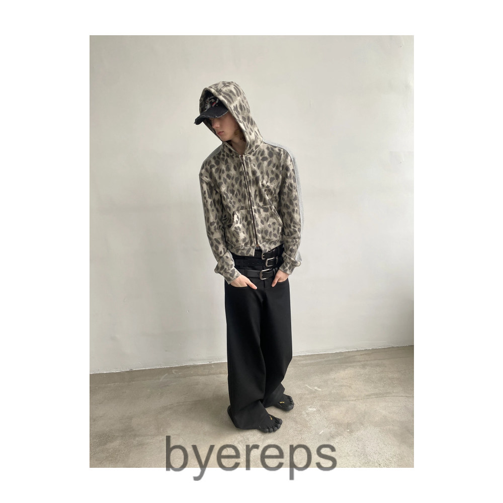 Delivery three-waist spliced pants