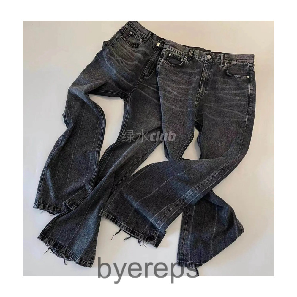 Unbranded Demna Flared 22FW Washed Destruction Old Flared Jeans — photo 2 of 4
