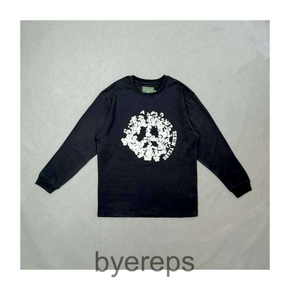 Denim Tears Rhinestone Cotton Wreath Zip Up Hoodie