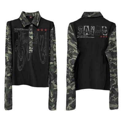 DETW Camo Polo Longsleeve