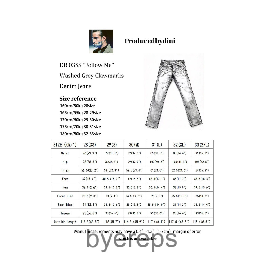 Dior Clawmark Jeans