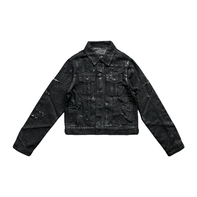 Dior Hedi Slimane SS04 Strip Wax Denim Jacket