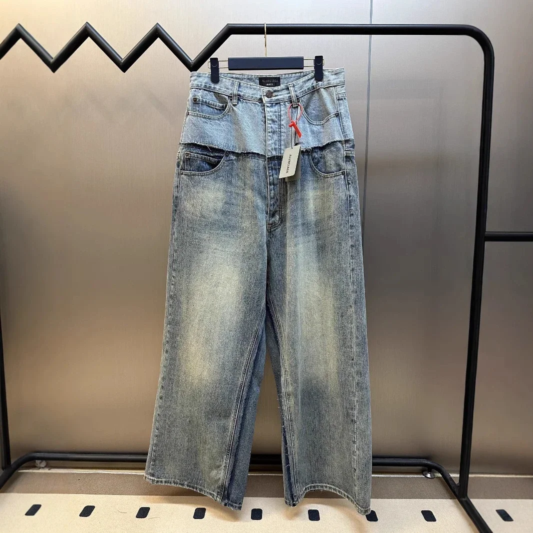 Double Waist Wide Leg Jeans
