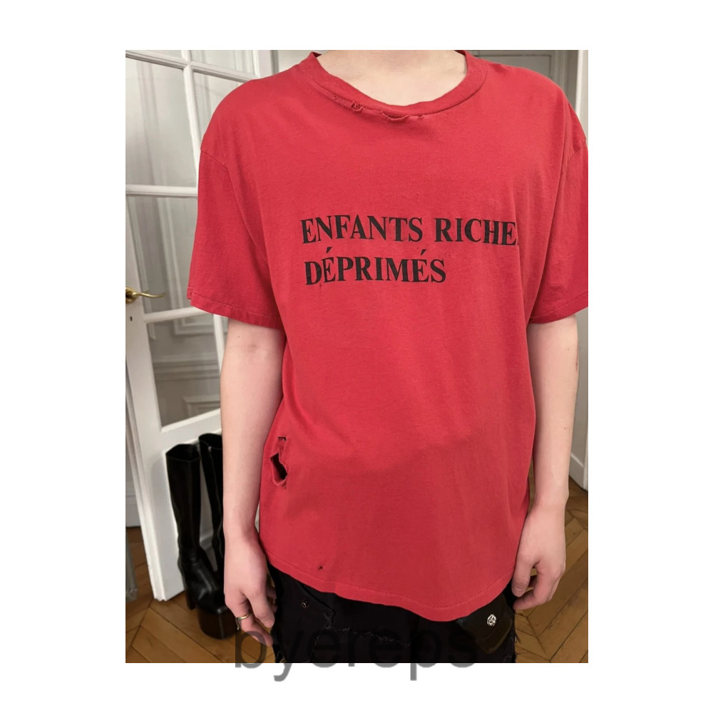 ERD Distressed Red Shirt