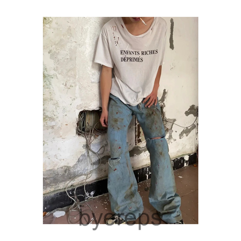 Enfants Riches Déprimés ERD Distressed White Shirt — photo 2 of 4