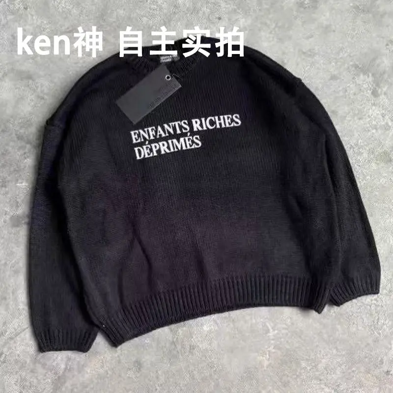ERD Logo Print Knit Sweater