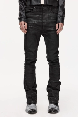 Freeoxygen Waxxed Jeans