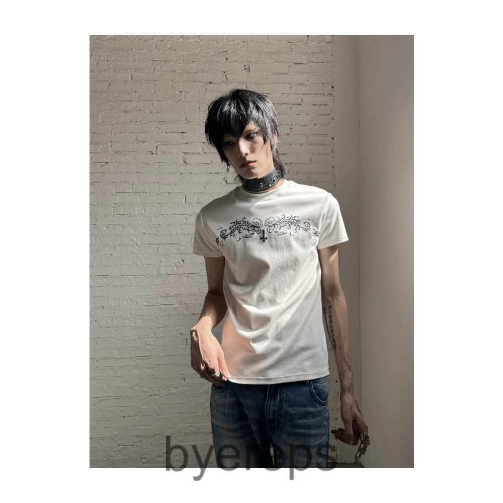 From The Island Manuscrit print tee