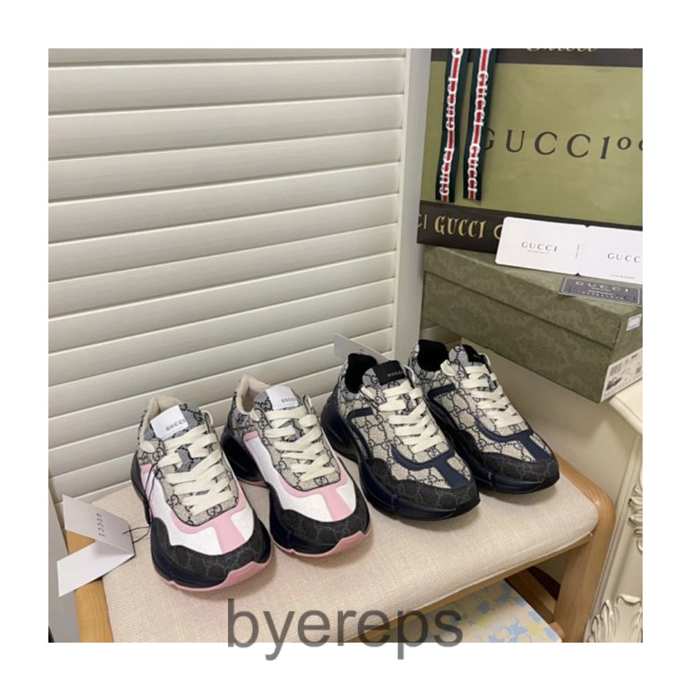 G home rhyton daddy shoes new color printing limited retro platform height shoes 528892 small white shoes