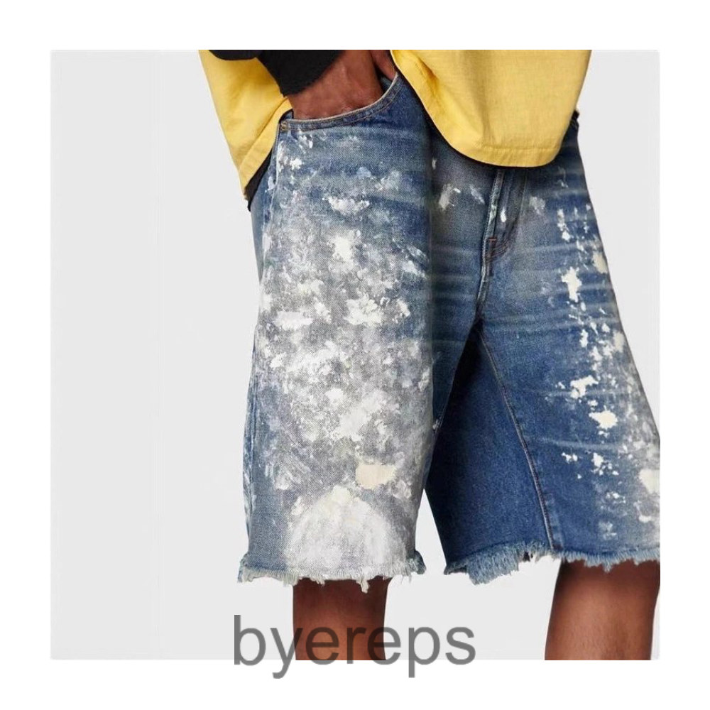 Gallery dept paint splatter jorts — photo 4 of 4