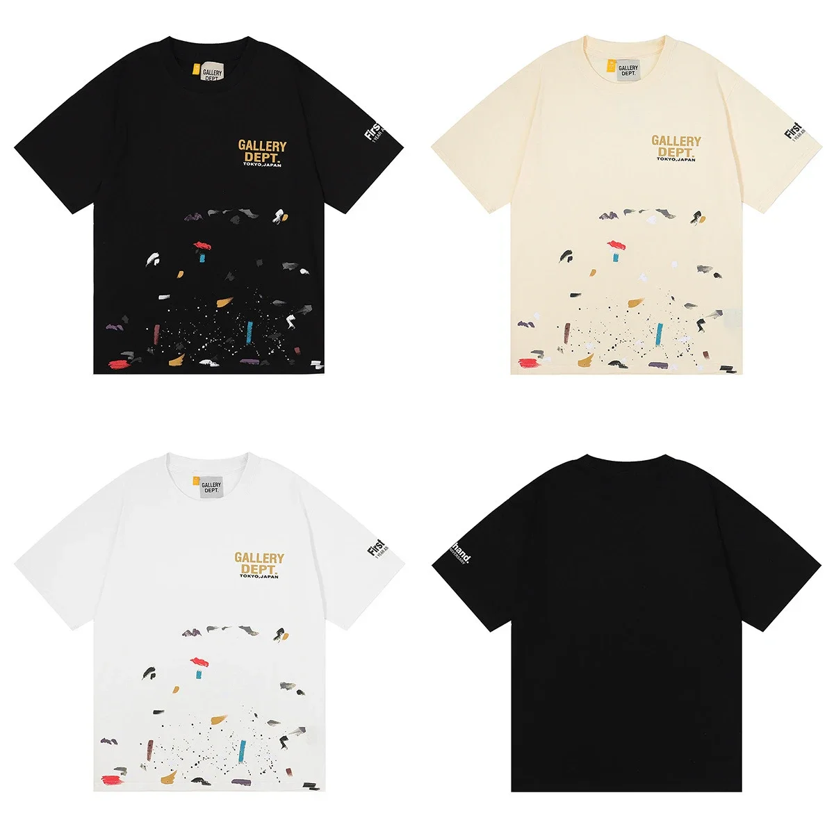 Gallery Dept. Paint Splatter Print T-Shirt Collection