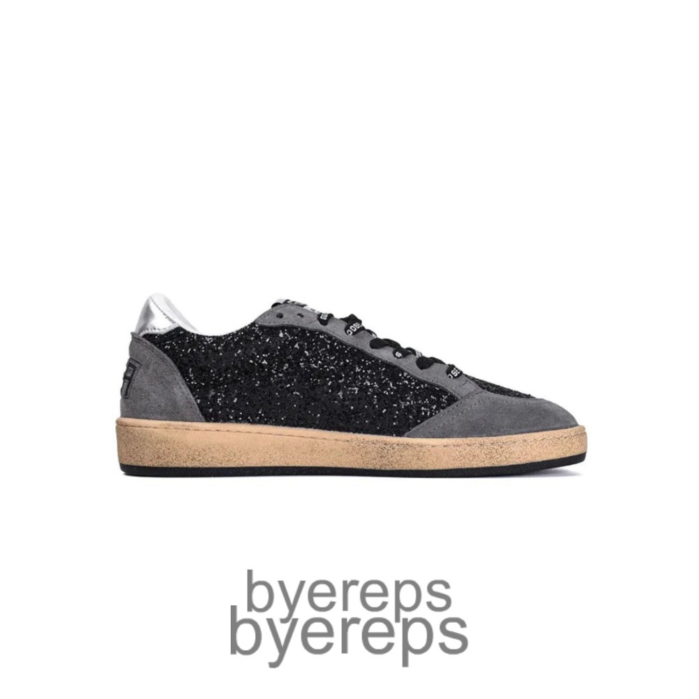Ggdb Ball Star Sneakers Black Glitter/Gray/White