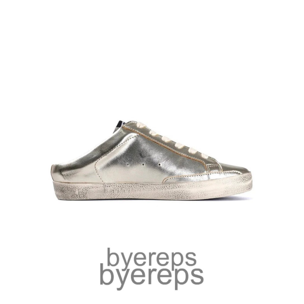 Ggdb Super-Star Sabot Platinum Foiled Leather