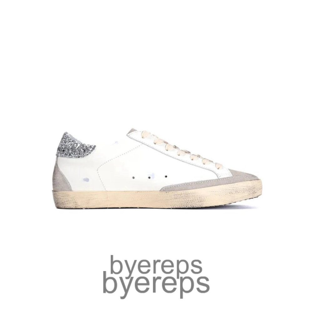 Ggdb Super Star Sneakers White/Dark Grey Glitter