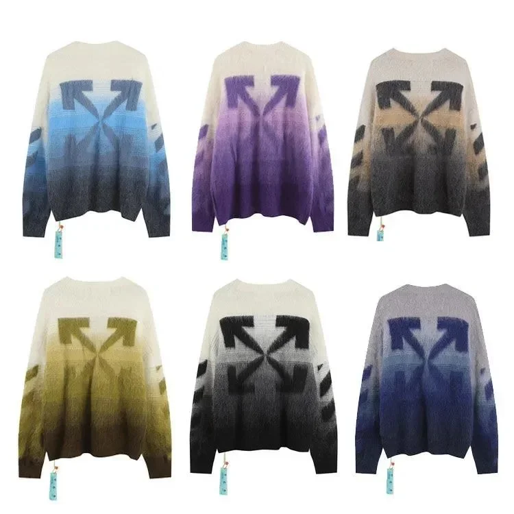 Gradient Arrow Knit Sweater