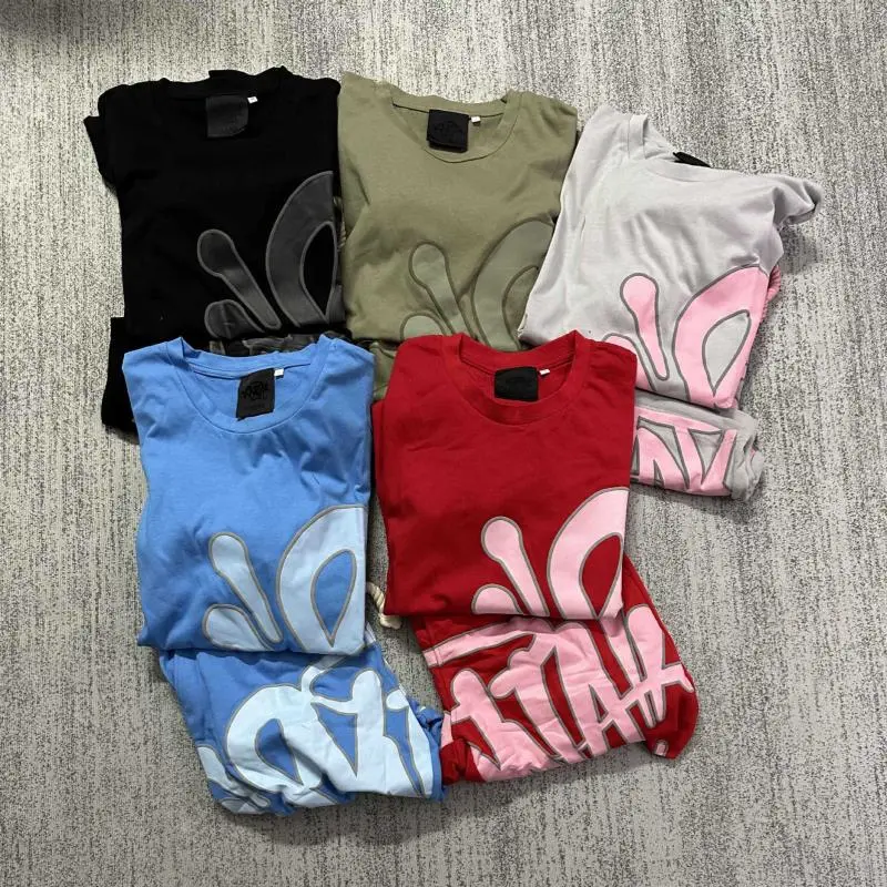 Graffiti Letter Print T-Shirt Set