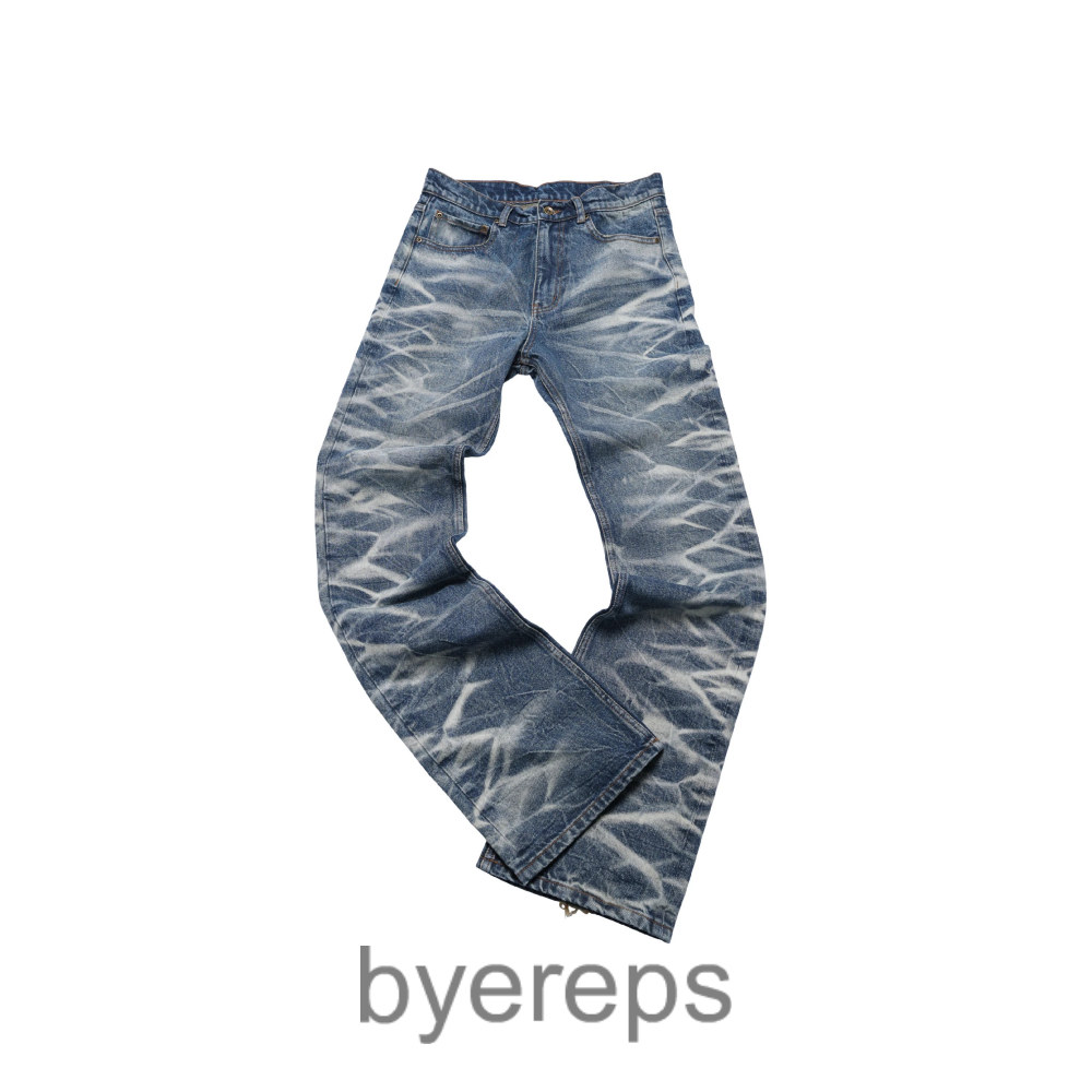 Groupmarek Blue Washed Whiskered Denim