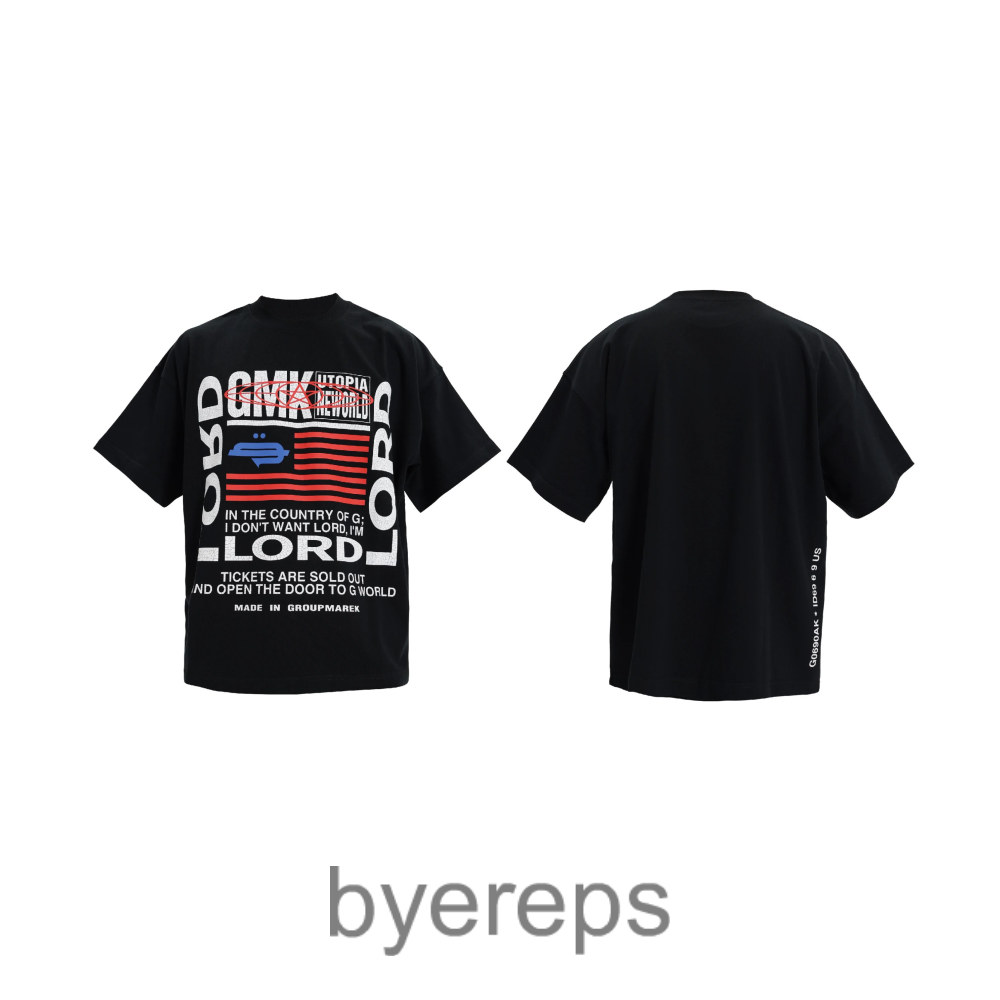 Groupmarek[Gmk] Lord Two-Color Flag tee