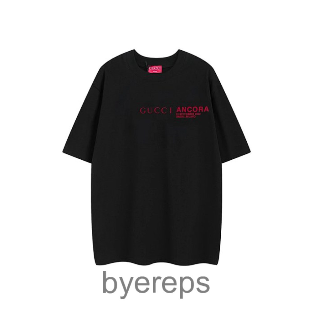 Gucc1 24ss Spring/Summer New Ancora Theme T-Shirt