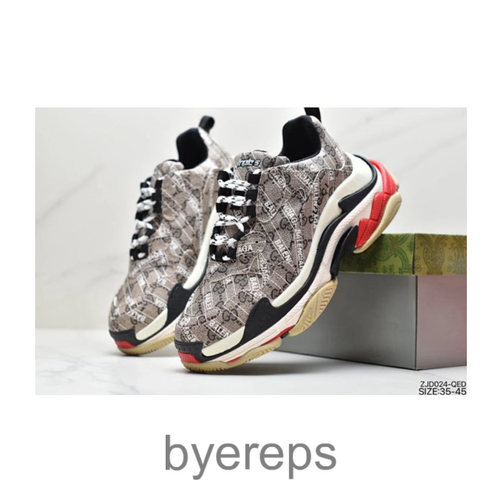 Gucci x BLCG Gucci Balenciaga Men's and Women's Couple Torre Shoes