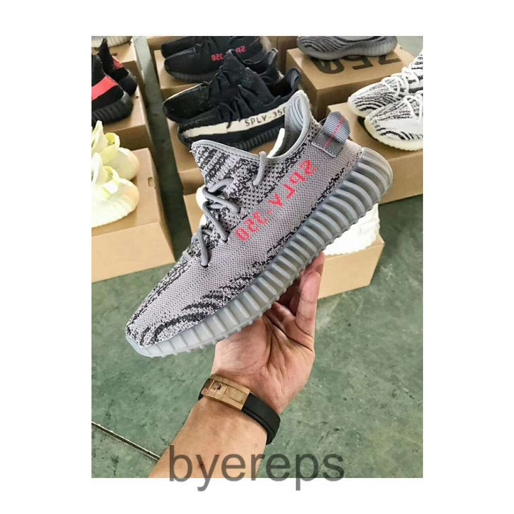 H12 Pure Original Adidas Yeezy Coconut 350V2 Full Series Strong Replenishment Grey Zebra