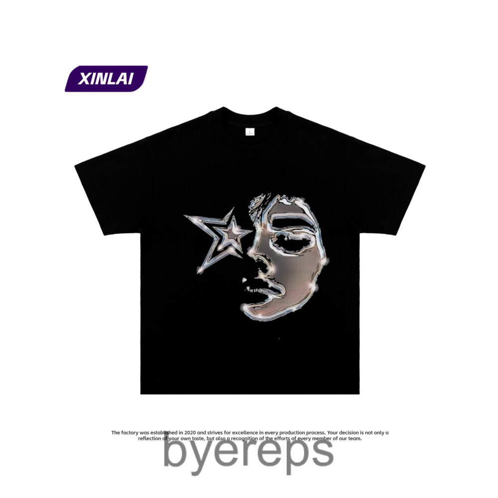 Unbranded half human face Tee — photo 2 of 4