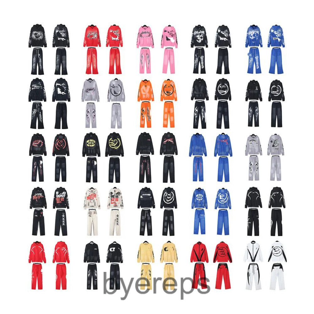 Hellstar hoodies, pants & sweaters ( has tons of em )