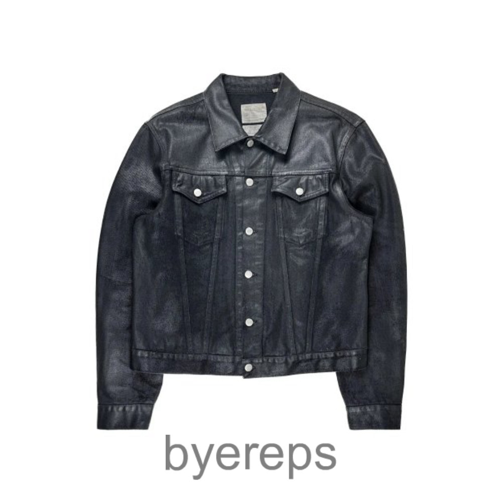 Helmut Lang Waxed Denim Jacket