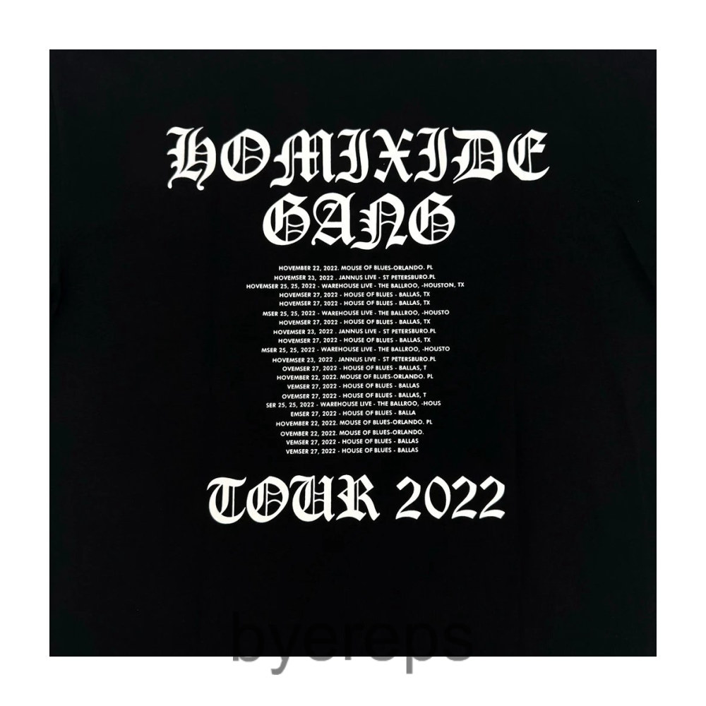 Unbranded Homixide Gang Merch Shirt — photo 4 of 4
