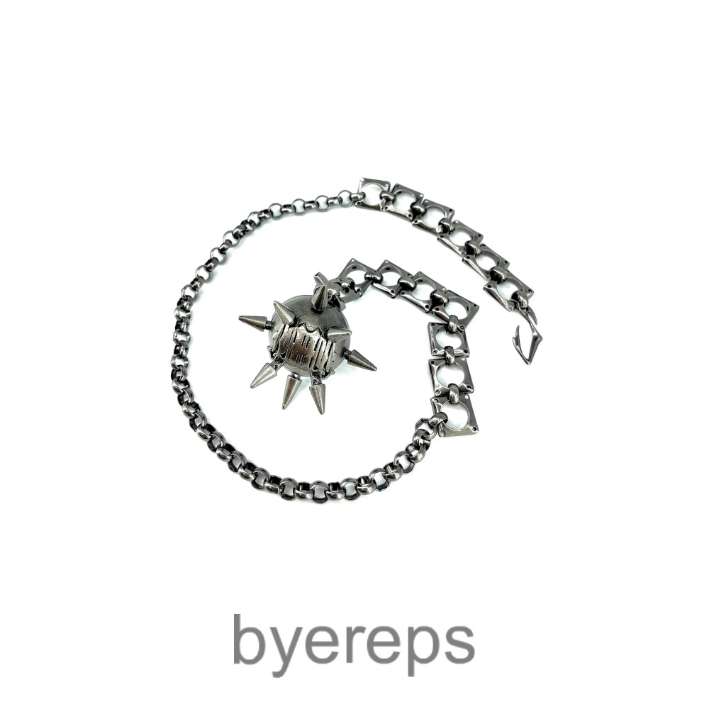 Iiimiii Remnant I Series Dark Metal Long Necklace