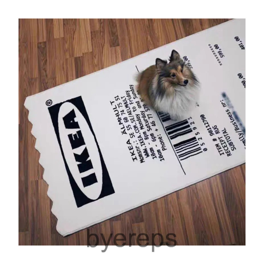 Unbranded Ikea Markerad "RECEIPT" Rug — photo 2 of 4
